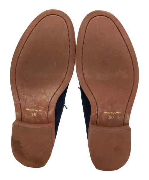 COMME des GARCONS HOMME（コムデギャルソン オム）COMME des GARCONS HOMME (コムデギャルソン オム) スウェードレザーシューズ/Suede Leather Shoes ブルー サイズ:26㎝の古着・服飾アイテム
