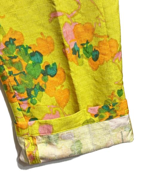 DRIES VAN NOTEN（ドリスヴァンノッテン）DRIES VAN NOTEN (ドリスヴァンノッテン) ボタニカル柄シルクパンツ/silk pants イエロー サイズ:38の古着・服飾アイテム