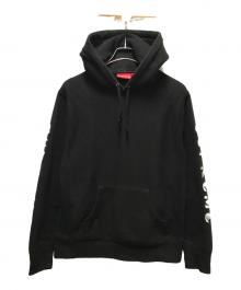 SUPREME（シュプリーム）の古着「Gradient Sleeve Hooded Sweatshirt」｜ブラック