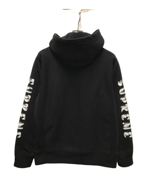 SUPREME（シュプリーム）Supreme (シュプリーム) Gradient Sleeve Hooded Sweatshirt ブラック サイズ:Sの古着・服飾アイテム