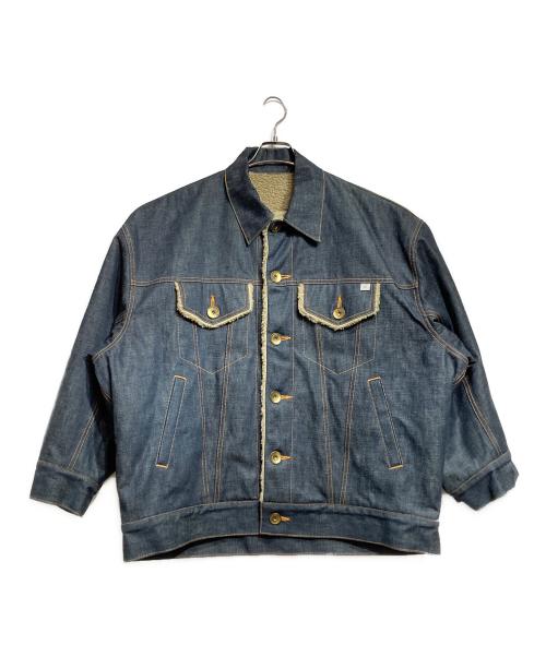 kolor/BEACON（カラービーコン）kolor/BEACON (カラービーコン) デニムボアジャケット/Denim Sherpa Jacket インディゴ サイズ:2の古着・服飾アイテム