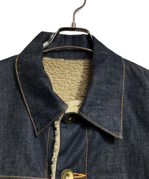 kolor/BEACON（カラービーコン）kolor/BEACON (カラービーコン) デニムボアジャケット/Denim Sherpa Jacket インディゴ サイズ:2の古着・服飾アイテム