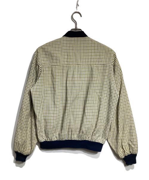 Peterson（ピーターソン）Peterson (ピーターソン) ヴィンテージチェックブルゾン/Vintage Check Blouson / Jacket ベージュ×ブルー サイズ:38の古着・服飾アイテム