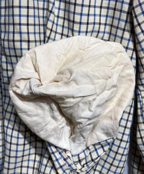 Peterson（ピーターソン）Peterson (ピーターソン) ヴィンテージチェックブルゾン/Vintage Check Blouson / Jacket ベージュ×ブルー サイズ:38の古着・服飾アイテム