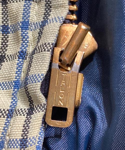 Peterson（ピーターソン）Peterson (ピーターソン) ヴィンテージチェックブルゾン/Vintage Check Blouson / Jacket ベージュ×ブルー サイズ:38の古着・服飾アイテム