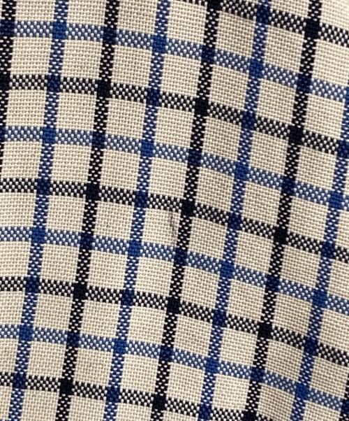 Peterson（ピーターソン）Peterson (ピーターソン) ヴィンテージチェックブルゾン/Vintage Check Blouson / Jacket ベージュ×ブルー サイズ:38の古着・服飾アイテム