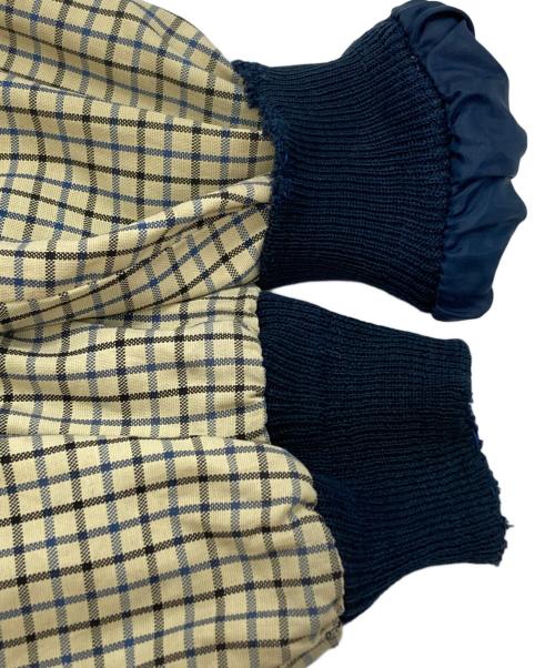 Peterson（ピーターソン）Peterson (ピーターソン) ヴィンテージチェックブルゾン/Vintage Check Blouson / Jacket ベージュ×ブルー サイズ:38の古着・服飾アイテム