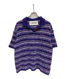 ANDERSSON BELL（アンダーソンベル）の古着「モールニットポロシャツ」｜パープル