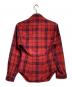 Vivienne Westwood RED LABEL (ヴィヴィアンウエストウッドレッドレーベル) オーブ刺繍チェックシャツ/Check Shirt レッド×ブラック サイズ:00：12000円