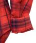 中古・古着 Vivienne Westwood RED LABEL (ヴィヴィアンウエストウッドレッドレーベル) オーブ刺繍チェックシャツ/Check Shirt レッド×ブラック サイズ:00：12000円