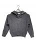AMI Alexandre Mattiussi（アミアレクサンドルマテュッシ）の古着「ハーフジップウールニット/Half-zip wool knit」｜グレー