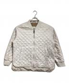 MaxMara THE CUBEマックスマーラ ザ キューブ）の古着「テクニカルキルティングボンバージャケット/Technical Quilted Bomber Jacket」｜ベージュ