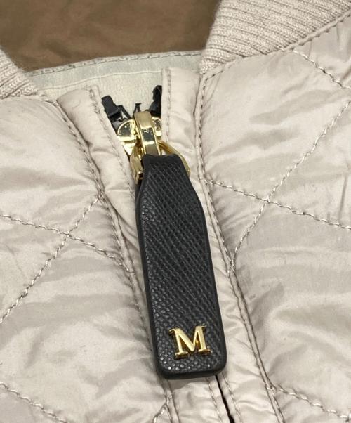 MaxMara THE CUBE（マックスマーラ ザ キューブ）MaxMara THE CUBE (マックスマーラ ザ キューブ) テクニカルキルティングボンバージャケット/Technical Quilted Bomber Jacket ベージュ サイズ:36の古着・服飾アイテム