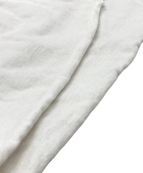 SAINT MICHAEL（セントマイケル）SAINT MICHAEL (セントマイケル) A CHEAP HLDY LS TEE/チープホリデーロングスリーブT ホワイト×グレー サイズ:OSの古着・服飾アイテム