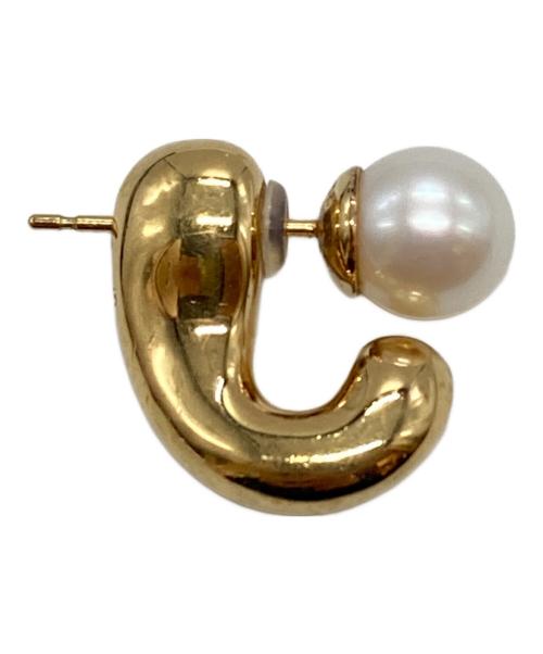 ete（エテ）ete (エテ) ハッピーカムカムフローピアス/Happy Come-Come ゴールドの古着・服飾アイテム