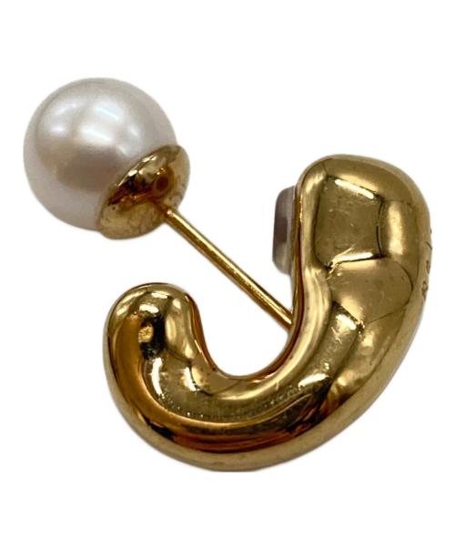 ete（エテ）ete (エテ) ハッピーカムカムフローピアス/Happy Come-Come ゴールドの古着・服飾アイテム