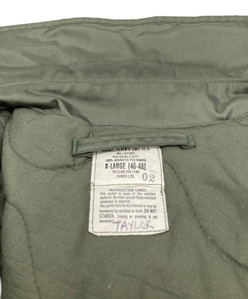 US ARMY（ユーエスアーミー）US ARMY (ユーエスアーミー) CWU-45フライトジャケット/Flight jacket カーキ サイズ:XLの古着・服飾アイテム