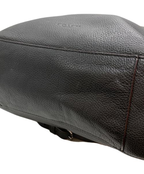 COACH（コーチ）COACH (コーチ) レザーリュック/Metropolitan ブラックの古着・服飾アイテム