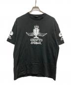 stussy×UNDEFEATEDステューシー×アンディフィーテッド）の古着「WORDWIDE TEE」｜ブラック
