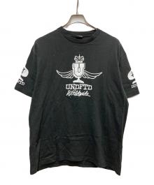 stussy×UNDEFEATED（ステューシー×アンディフィーテッド）の古着「WORDWIDE TEE」｜ブラック