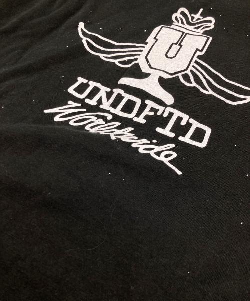 stussy（ステューシー）stussy (ステューシー) UNDEFEATED (アンディフィーテッド) WORDWIDE TEE ブラック サイズ:	SIZE Lの古着・服飾アイテム