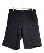 COMME des GARCONS SHIRTコムデギャルソンシャツ）の古着「ポリエステル縮絨バギーショーツ」｜ブラック