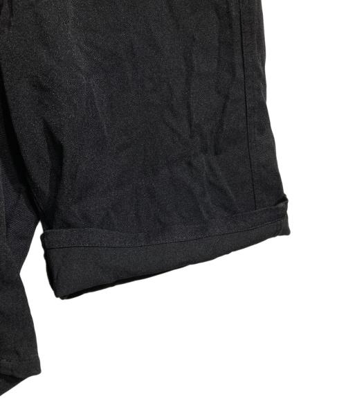 COMME des GARCONS SHIRT（コムデギャルソンシャツ）COMME des GARCONS SHIRT (コムデギャルソンシャツ) ポリエステル縮絨バギーショーツ ブラック サイズ:Lの古着・服飾アイテム