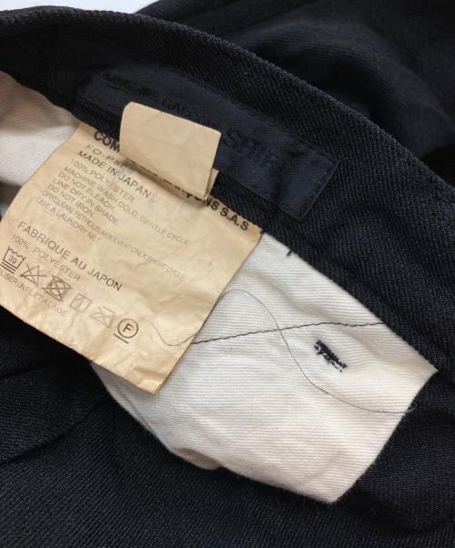COMME des GARCONS SHIRT（コムデギャルソンシャツ）COMME des GARCONS SHIRT (コムデギャルソンシャツ) ポリエステル縮絨バギーショーツ ブラック サイズ:Lの古着・服飾アイテム