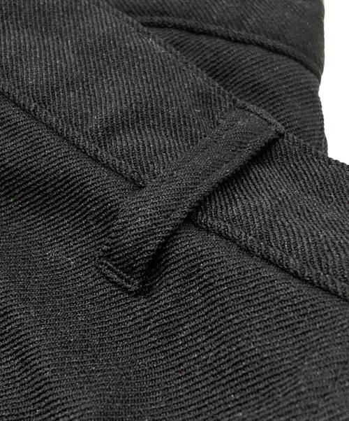 COMME des GARCONS SHIRT（コムデギャルソンシャツ）COMME des GARCONS SHIRT (コムデギャルソンシャツ) ポリエステル縮絨バギーショーツ ブラック サイズ:Lの古着・服飾アイテム