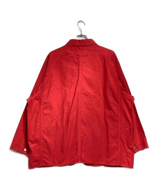 gourmet jeans（グルメジーンズ）gourmet jeans (グルメジーンズ) カバーオール/Chore Jacket レッド サイズ:Fの古着・服飾アイテム