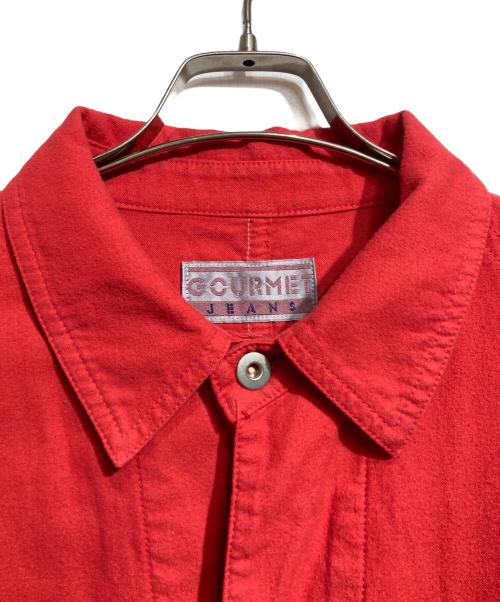 gourmet jeans（グルメジーンズ）gourmet jeans (グルメジーンズ) カバーオール/Chore Jacket レッド サイズ:Fの古着・服飾アイテム