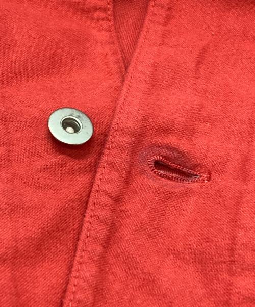 gourmet jeans（グルメジーンズ）gourmet jeans (グルメジーンズ) カバーオール/Chore Jacket レッド サイズ:Fの古着・服飾アイテム
