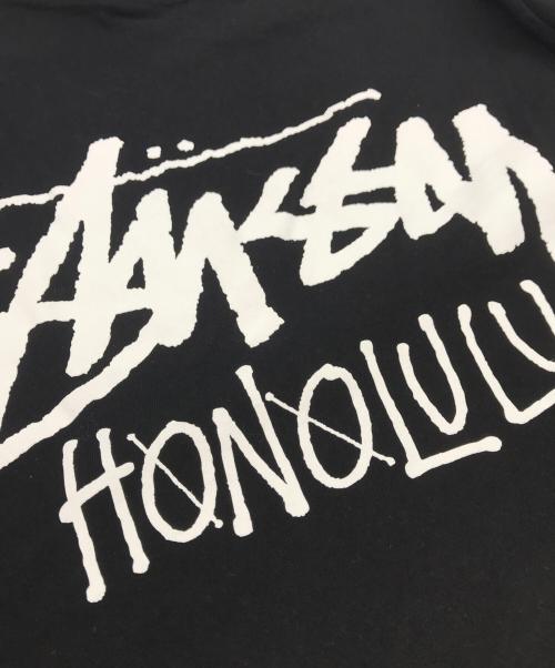 stussy（ステューシー）stussy (ステューシー) STOCK HONOLULU TEE ブラック サイズ:Lの古着・服飾アイテム