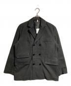 CCUシーシーユー）の古着「DOUBLE BREASTED JKT」｜ブラック