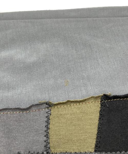 blackmeans（ブラックミーンズ）blackmeans (ブラックミーンズ) ツギハギパッチワークコート/Patchwork coat グレー サイズ:3の古着・服飾アイテム