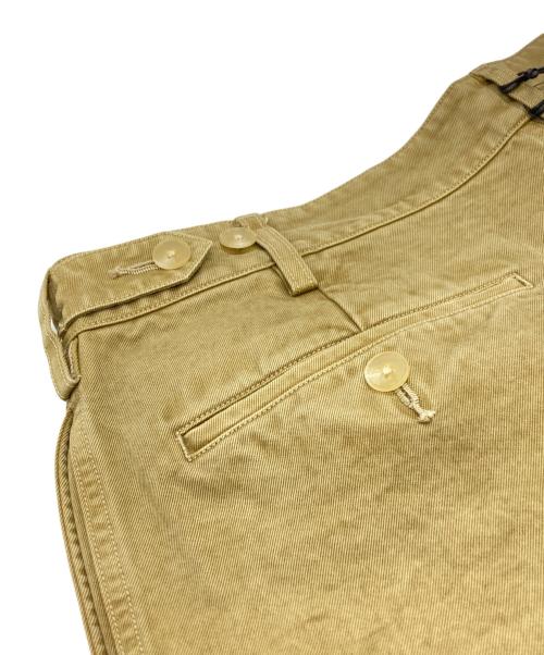 AURALEE（オーラリー）AURALEE (オーラリー) PRODUCT DYED FINX CHINO ONE-TUCK PANTS/チノパンツ カーキ サイズ:5の古着・服飾アイテム