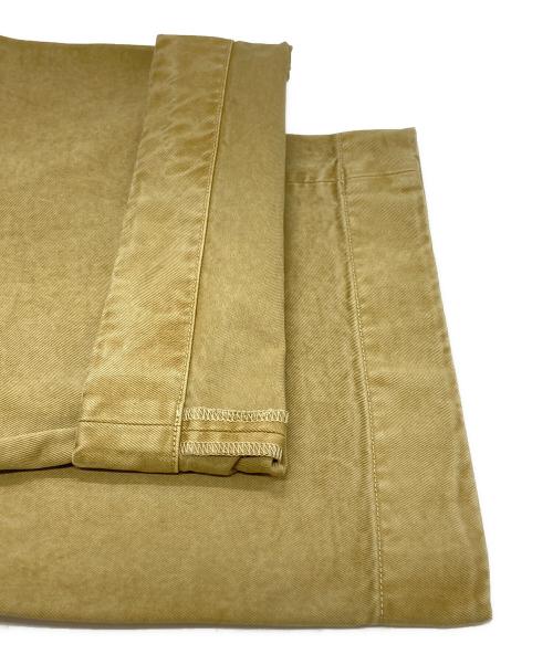 AURALEE（オーラリー）AURALEE (オーラリー) PRODUCT DYED FINX CHINO ONE-TUCK PANTS/チノパンツ カーキ サイズ:5の古着・服飾アイテム
