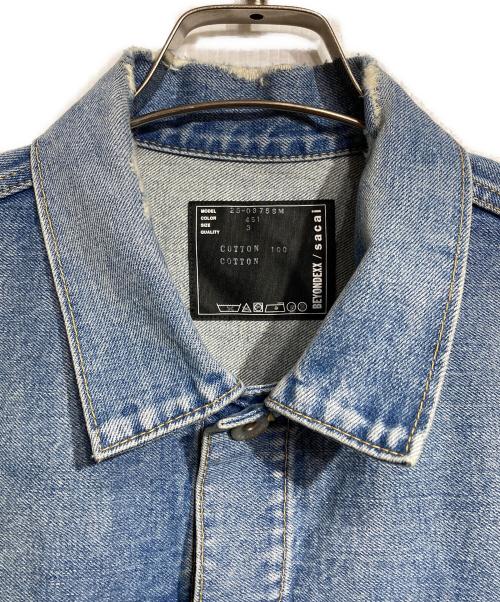 sacai（サカイ）sacai (サカイ) BEYONDEXX (ビヨンデックス) Denim Jacket/デニムジャケット インディゴ サイズ:3の古着・服飾アイテム