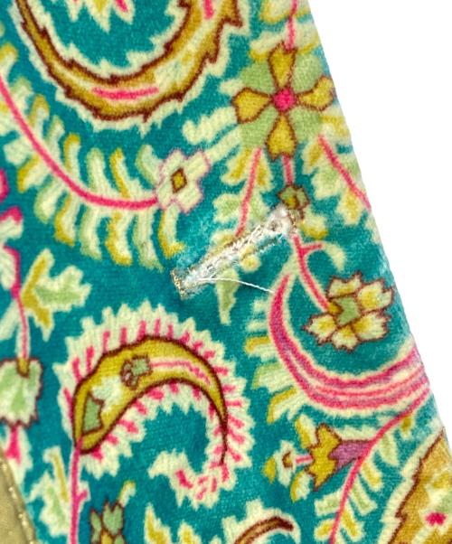 BLAMINK（ブラミンク）BLAMINK (ブラミンク) ペイズリー柄ジャケット/Paisley jacket ブルー×ピンク サイズ:48の古着・服飾アイテム