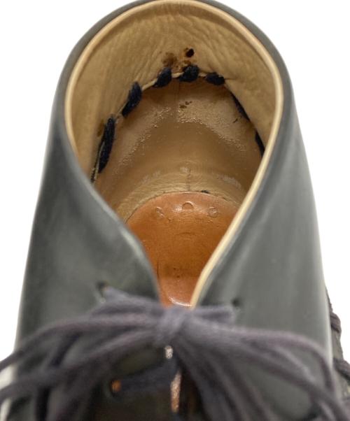 CHEREVICHKIOTVICHKI（シェレヴィッキオヴィッキ）CHEREVICHKIOTVICHKI (シェレヴィッキオヴィッキ) レースアップチャッカブーツ/Chukka boots ブラック×グレー サイズ:41の古着・服飾アイテム