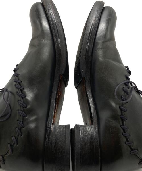 CHEREVICHKIOTVICHKI（シェレヴィッキオヴィッキ）CHEREVICHKIOTVICHKI (シェレヴィッキオヴィッキ) レースアップチャッカブーツ/Chukka boots ブラック×グレー サイズ:41の古着・服飾アイテム