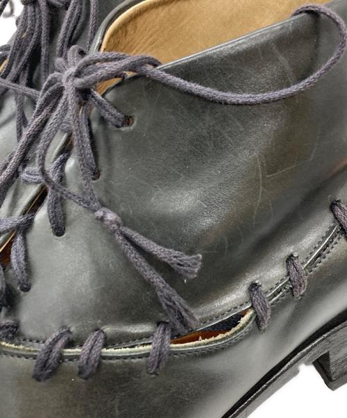 CHEREVICHKIOTVICHKI（シェレヴィッキオヴィッキ）CHEREVICHKIOTVICHKI (シェレヴィッキオヴィッキ) レースアップチャッカブーツ/Chukka boots ブラック×グレー サイズ:41の古着・服飾アイテム