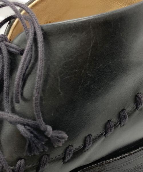 CHEREVICHKIOTVICHKI（シェレヴィッキオヴィッキ）CHEREVICHKIOTVICHKI (シェレヴィッキオヴィッキ) レースアップチャッカブーツ/Chukka boots ブラック×グレー サイズ:41の古着・服飾アイテム