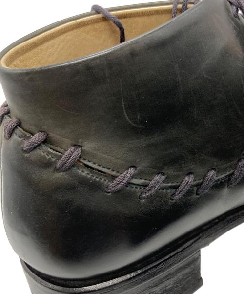 CHEREVICHKIOTVICHKI（シェレヴィッキオヴィッキ）CHEREVICHKIOTVICHKI (シェレヴィッキオヴィッキ) レースアップチャッカブーツ/Chukka boots ブラック×グレー サイズ:41の古着・服飾アイテム