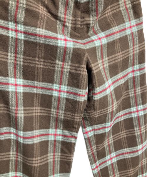 Vivienne Westwood RED LABEL（ヴィヴィアンウエストウッドレッドレーベル）Vivienne Westwood RED LABEL (ヴィヴィアンウエストウッドレッドレーベル) チェックパンツ/Check Pants ブラウン サイズ:2の古着・服飾アイテム