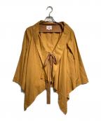 Vivienne Westwood RED LABELヴィヴィアンウエストウッドレッドレーベル）の古着「ビッグカーラーリボンジャケット/Big Collar Ribbon Jacket」｜キャメル