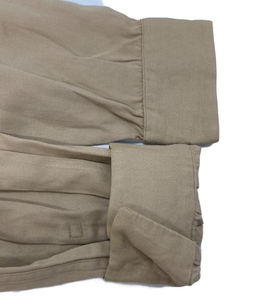 PURITAN（ピューリタン）PURITAN (ピューリタン) ヴィンテージギャバジンプルオーバーシャツ/Vintage gabardine pullover shirt ベージュ サイズ:2の古着・服飾アイテム