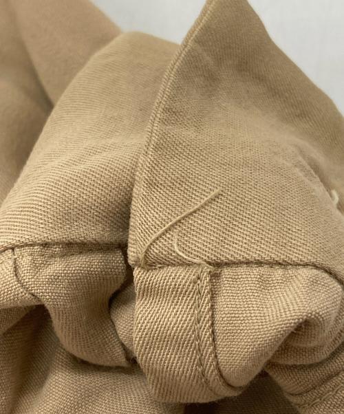 PURITAN（ピューリタン）PURITAN (ピューリタン) ヴィンテージギャバジンプルオーバーシャツ/Vintage gabardine pullover shirt ベージュ サイズ:2の古着・服飾アイテム