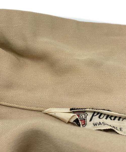 PURITAN（ピューリタン）PURITAN (ピューリタン) ヴィンテージギャバジンプルオーバーシャツ/Vintage gabardine pullover shirt ベージュ サイズ:2の古着・服飾アイテム