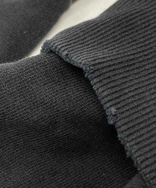 TASKS（タスク）TASKS (タスク) ジップポケットダメージデザインパーカー/Distressed Zip-Pocket Hoodie ブラック サイズ:Fの古着・服飾アイテム